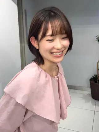ミディアム ボブ/ ミディアムKOUGAのヘアスタイル