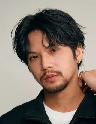パーマ メンズ 白井 世那のヘアスタイル