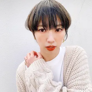 ショート カラー 中川 竜誠のヘアスタイル