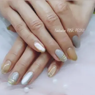 ネイル PINK PEONY AMIのネイルデザイン