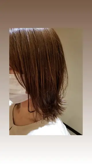 ミディアム 松江 幸世のヘアスタイル
