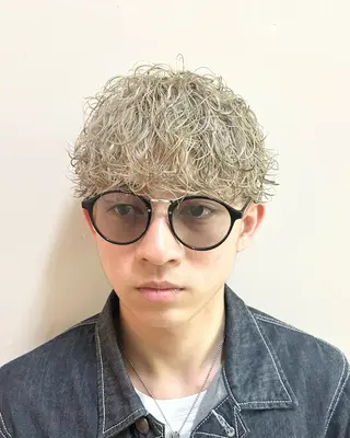 カラー パーマ メンズ 桝井 伊吹のヘアスタイル