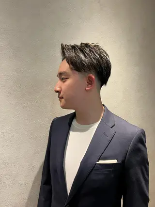 ショート メンズ アイブロウ 北千住理容室バーバー 小堀悠作のヘアスタイル