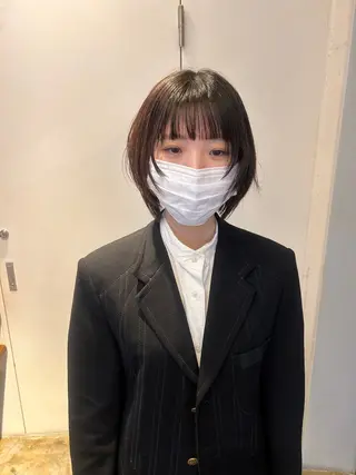 ショート カラー ナチュラル大人っぽい スタイル MAORIのヘアスタイル