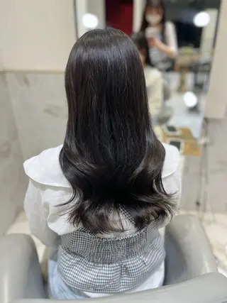 ロング カラー 栄/透明感ツヤカラー /Kahoのヘアスタイル