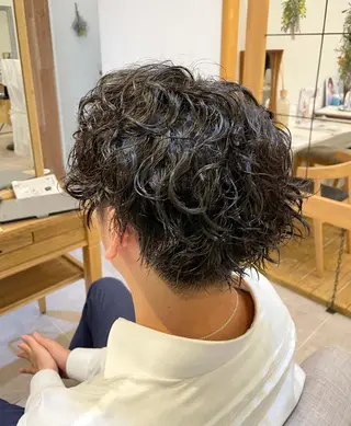 パーマ メンズ siie ヤギのヘアスタイル