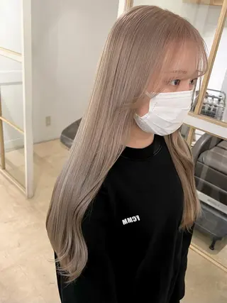 ロング カラー nailist mana𖤐´-のネイルデザイン