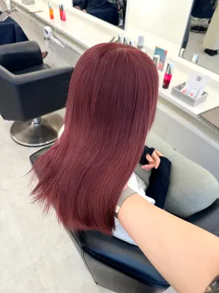 ロング カラー NANO/ ブリーチ×レイヤーのヘアスタイル