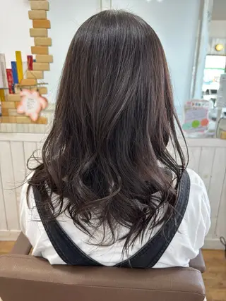 セミロング ヘアアレンジ kokua ✂︎ 　nissyのヘアスタイル