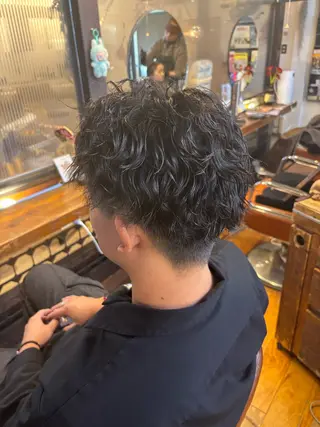 パーマ メンズ NAGONSTYLE 田村　莉生のヘアスタイル
