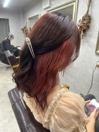ロング カラー Lien 深井店のヘアスタイル