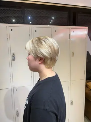 メンズ 🧤高明度ハイトーン 🧤莉音のヘアスタイル