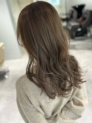 ロング カラー 夜23時まで予約🉑 reverieあきらのヘアスタイル