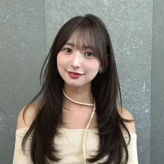 ロング カラー 透明感カラー　中嶋 将城のヘアスタイル
