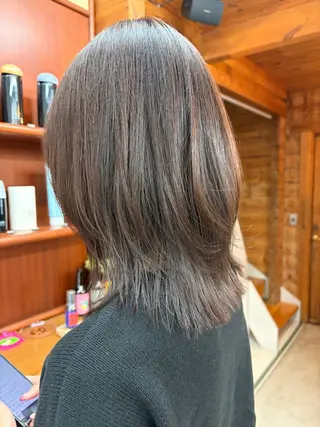 ミディアム 杉本 涼音のヘアスタイル