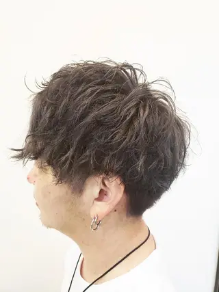 パーマ メンズ 特殊パーマ 片山恭兵のヘアスタイル