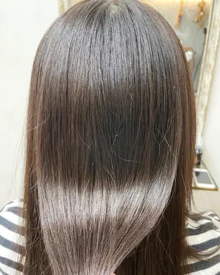 ミディアム カラー TOWA 野村 コウダイのヘアスタイル