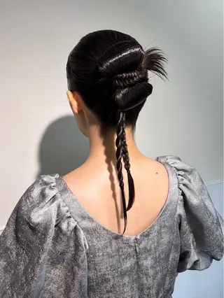 セミロング 似合わせカット⌇ヘア セット⌇A i‎🤍のヘアスタイル