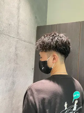 パーマ メンズ 優真/難波で 1番パーマが上手いのヘアスタイル