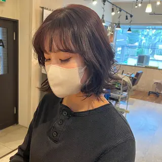 ミディアム カラー haruka 🩶のヘアスタイル