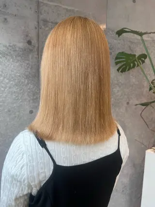 ミディアム うるツヤ透明感カラー 𝐀𝐲𝐚𝐦𝐢のヘアスタイル