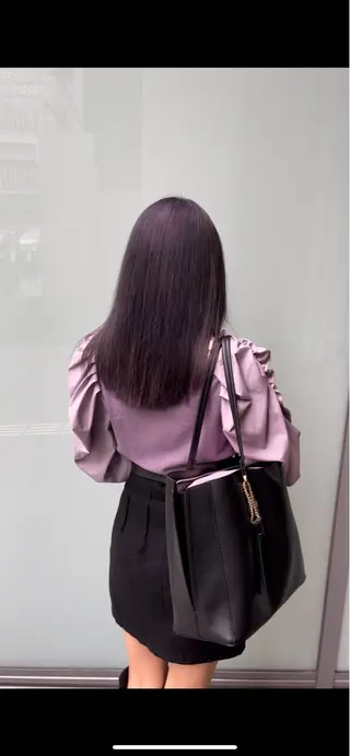 セミロング カラー 伊達 育海のヘアスタイル
