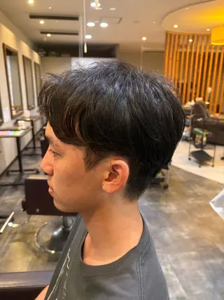 ショート パーマ 加藤 大貴のヘアスタイル
