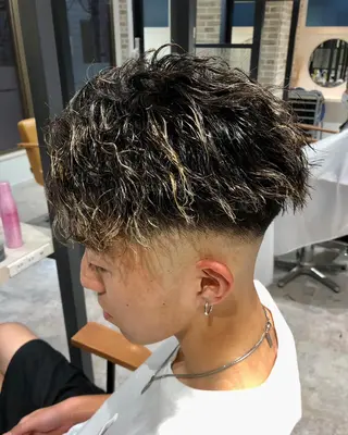 カラー パーマ メンズ TOSHIKI| 上福岡メンズ|副店長のヘアスタイル