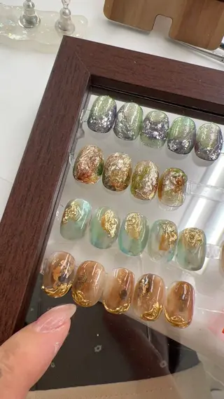 ネイル OCEAN nail パラジェル　取扱い店のネイルデザイン