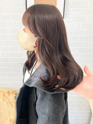 ミディアム sa waのヘアスタイル
