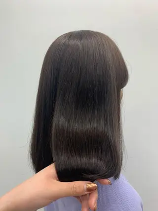 ミディアム カラー 🌷ラベンダーピンク 顔まわり🌷ねいろのヘアスタイル
