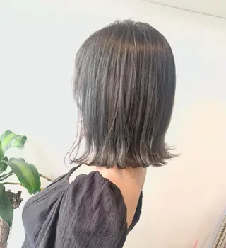 ミディアム カラー ヘアアレンジ 大宮/山口 竣也のヘアスタイル