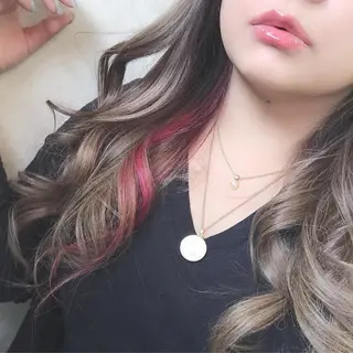 カラー K△N△♡かな ヘア&まつげのマツエク・マツパデザイン