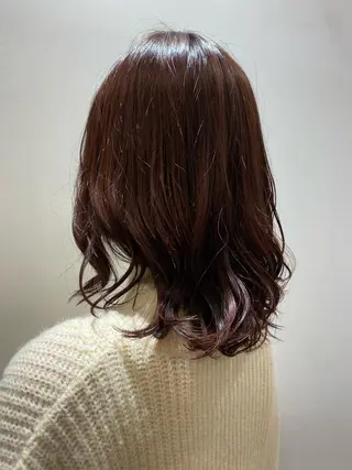 ミディアム カラー 門崎未依/レイヤー/ メンズカット🪿🌼のヘアスタイル