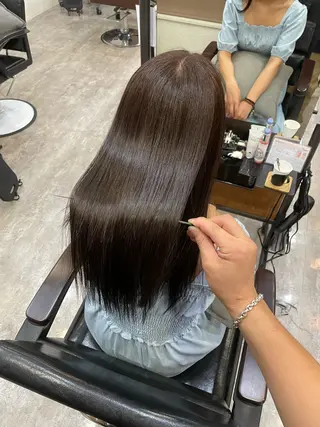 ロング カラー RIKU 髪質改善/縮毛矯正のヘアスタイル