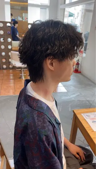 パーマ メンズ 垢抜けのあっきー/ 本厚木徒歩1分のヘアスタイル