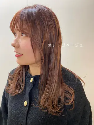 セミロング CASANE 大橋康智のヘアスタイル