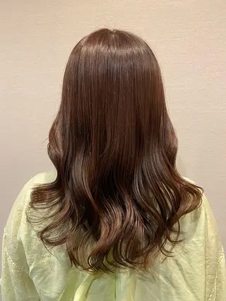 ロング カラー 都甲 純花のヘアスタイル