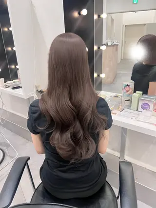 ロング しゅういち/赤み消し カラー特化のヘアスタイル