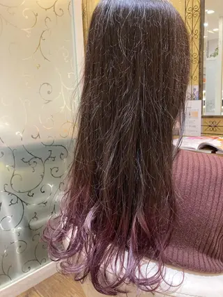 ロング カラー 鈴木 涼太のヘアスタイル