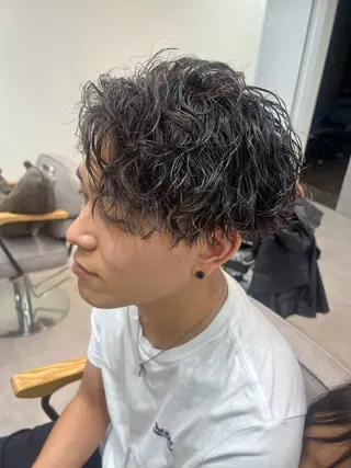 ショート メンズ メンズ レイヤー ウルフ 弓木啓輔のヘアスタイル