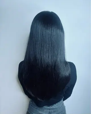 ロング パーマ よしなり あみのヘアスタイル