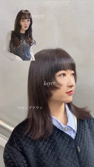 カラー Keina/理想 ×似合わせ🎀のヘアスタイル