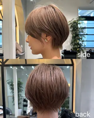 ショート 縮毛矯正/レイヤー taiga🧡のヘアスタイル