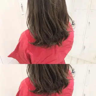 セミロング カラー 似合わせ/レイヤー /ボブ/新谷のヘアスタイル