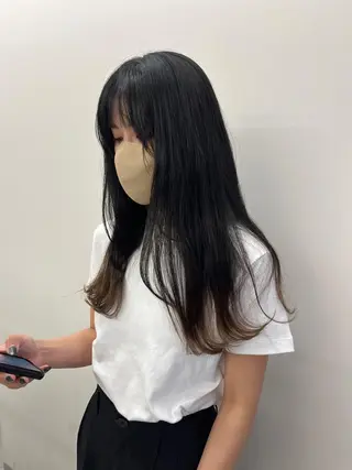 ロング カラー 韓国好き🇰🇷 美容師MIKUのヘアスタイル