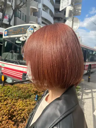 ショート カラー ヘアアレンジ TSUNA 🌙 Lim 五反田のマツエク・マツパデザイン