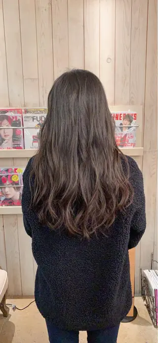 ロング パーマ 森 早希絵のヘアスタイル