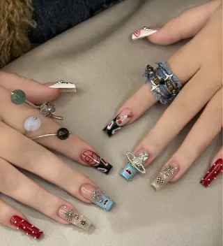 ネイル 長さだし専門店 M2 rikaのネイルデザイン