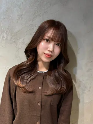 セミロング カラー HAIR SALON mimiのヘアスタイル
